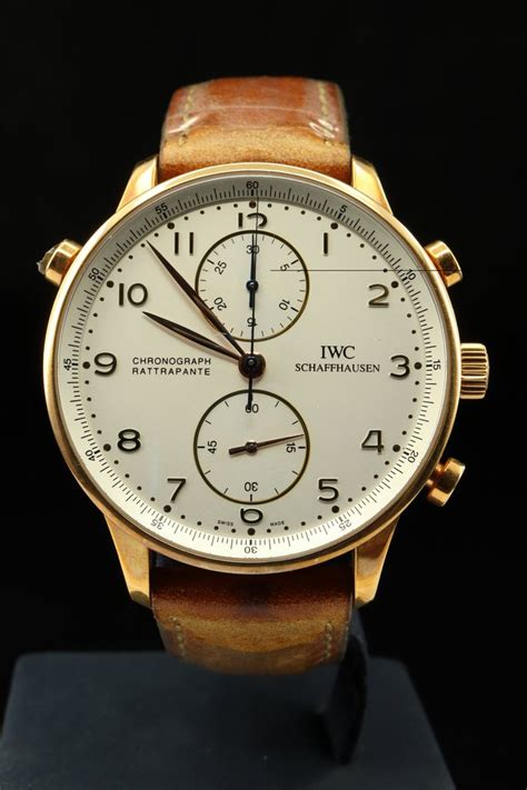 iwc portuguese rattrapante chronograph replica|Hands.